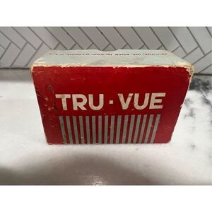Vintage Tru-Vue Stereoscope Viewer Original Box, 2 Film Strips and Instructions